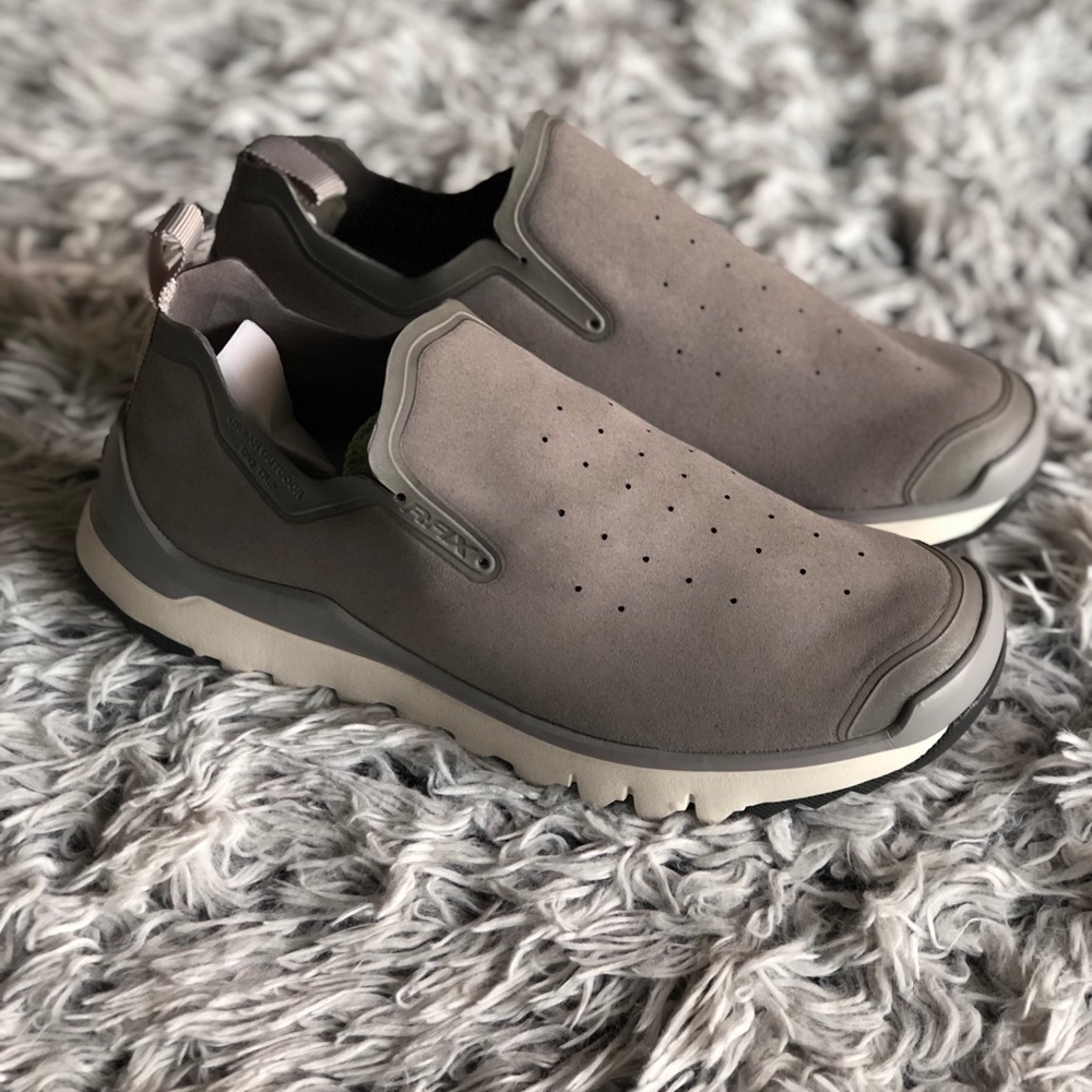 Gray Nubuck Slip-On Easy Walker Sneaker